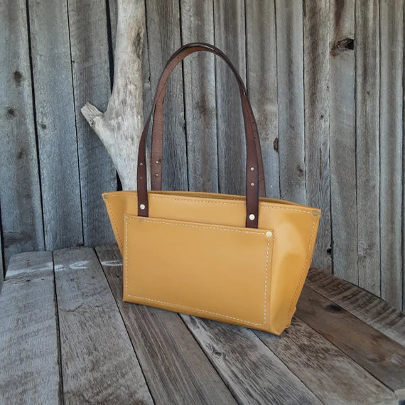 Handmade Leather Tote Bag - leatherbyanka