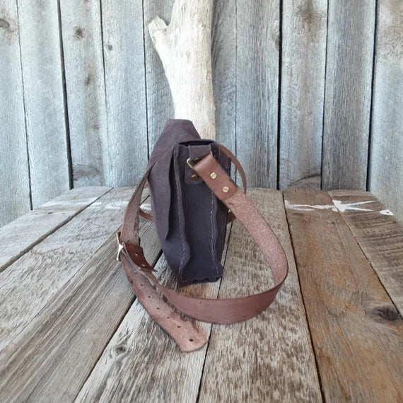 Handmade Suede Leather Messenger Bag - leatherbyanka