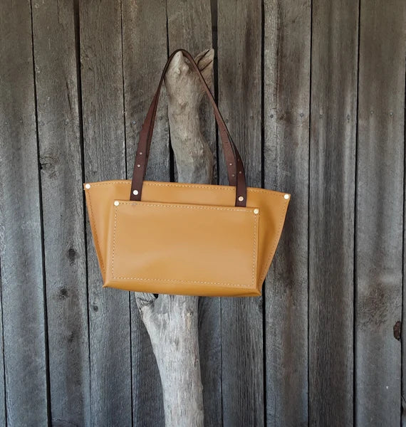 Handmade Leather Tote Bag - leatherbyanka