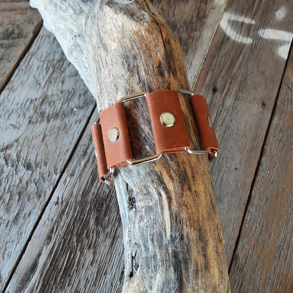 Handmade Soft Leather Bracelet - leatherbyanka