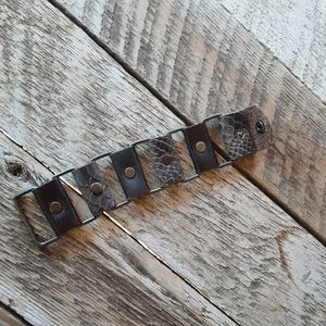 Handmade Brown Leather Bracelet - leatherbyanka