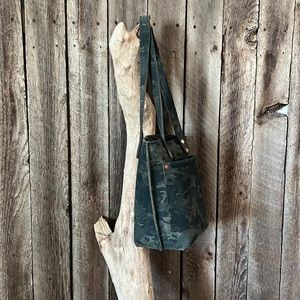 Leather Camouflage Tote Bag - leatherbyanka