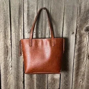 Braided Leather Tote Bag - leatherbyanka