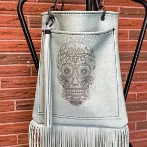 Leather Fringe Tote Bag - leatherbyanka