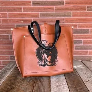 Handmade Engraved Leather Tote Bag - leatherbyanka